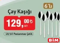 ÇAY KAŞIĞI 6'LI